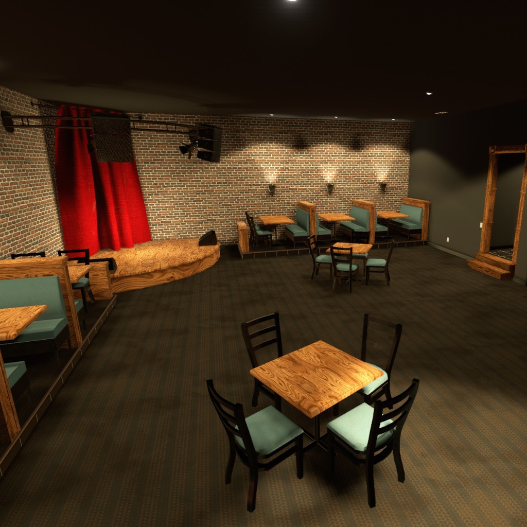 5th Street Bar, Large Multi Story Bar for VRChat