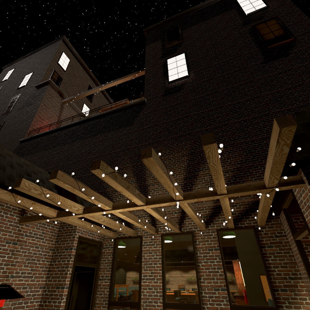 5th Street Bar, Large Multi Story Bar for VRChat