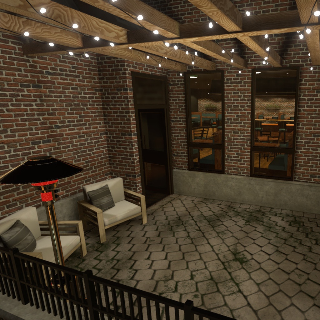 5th Street Bar, Large Multi Story Bar for VRChat