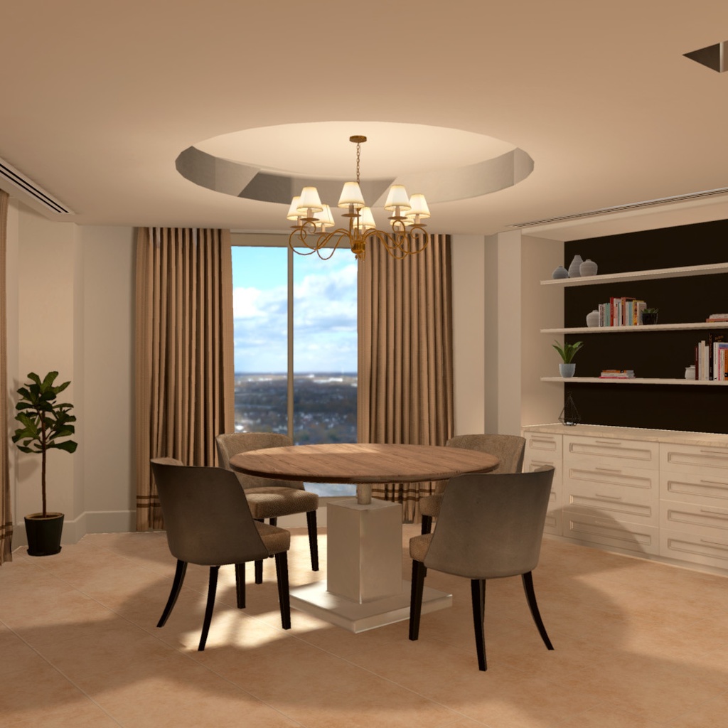 Modern Living Room and Kitchen VRChat