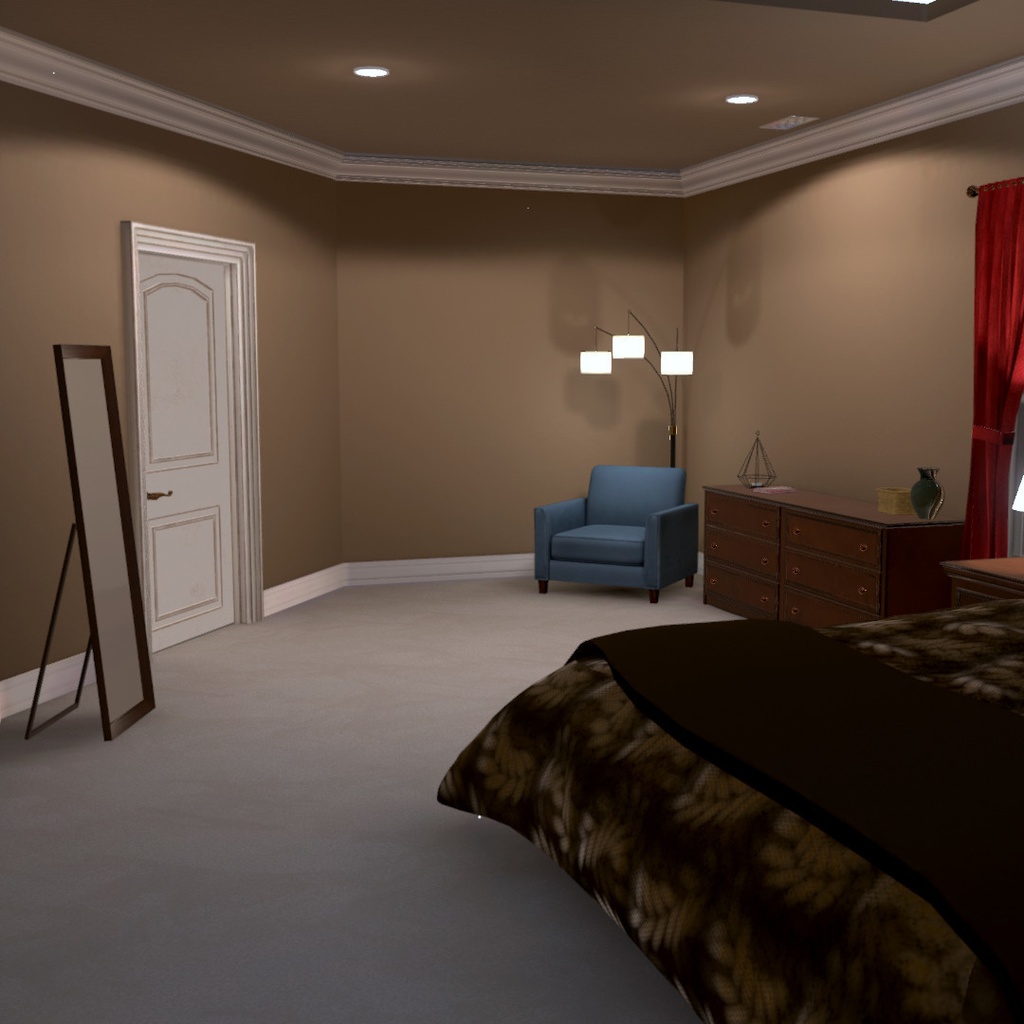 VRChat Suburban Home Rowdy Residence Large Mansion