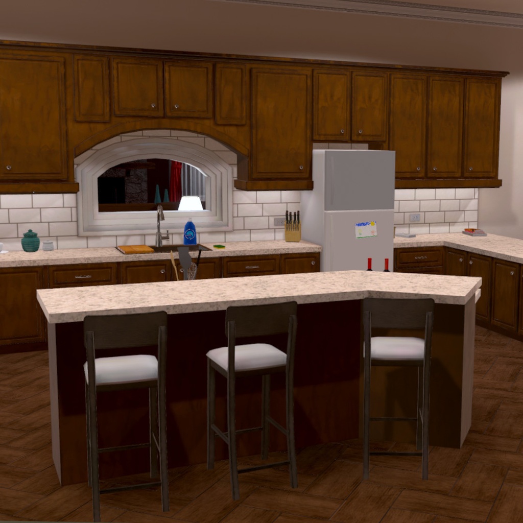 VRChat Suburban Home Rowdy Residence Large Mansion