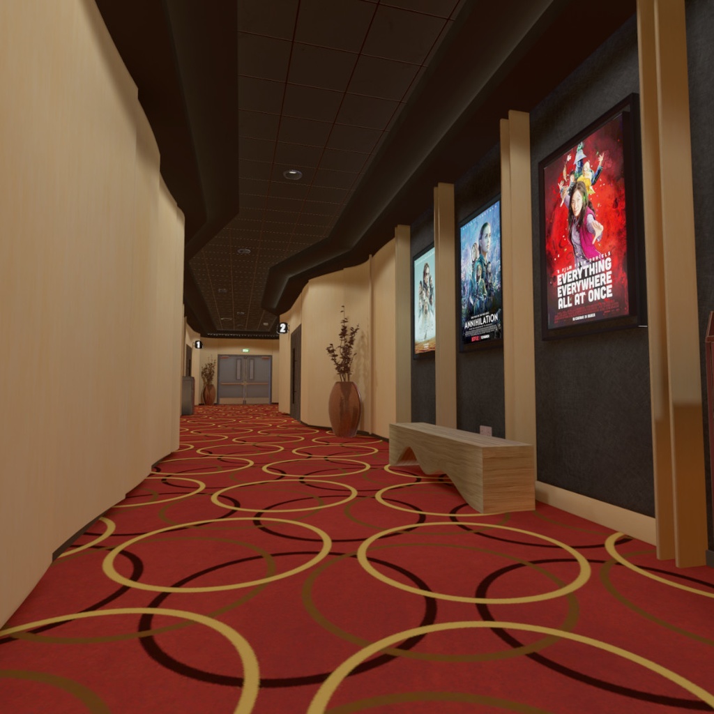 Dual Movie Theater Cinema Pack for VRChat