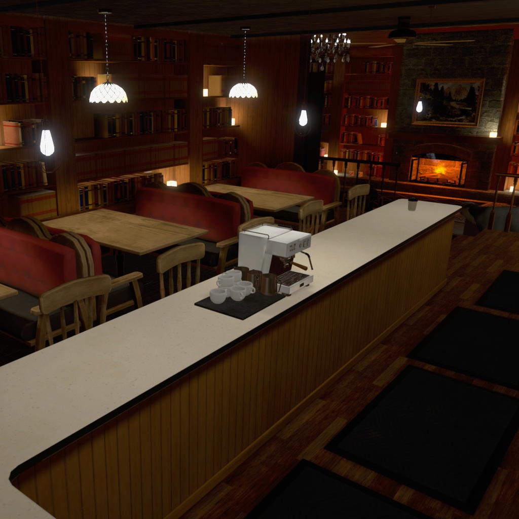 VRChat Cozy Coffee Shop