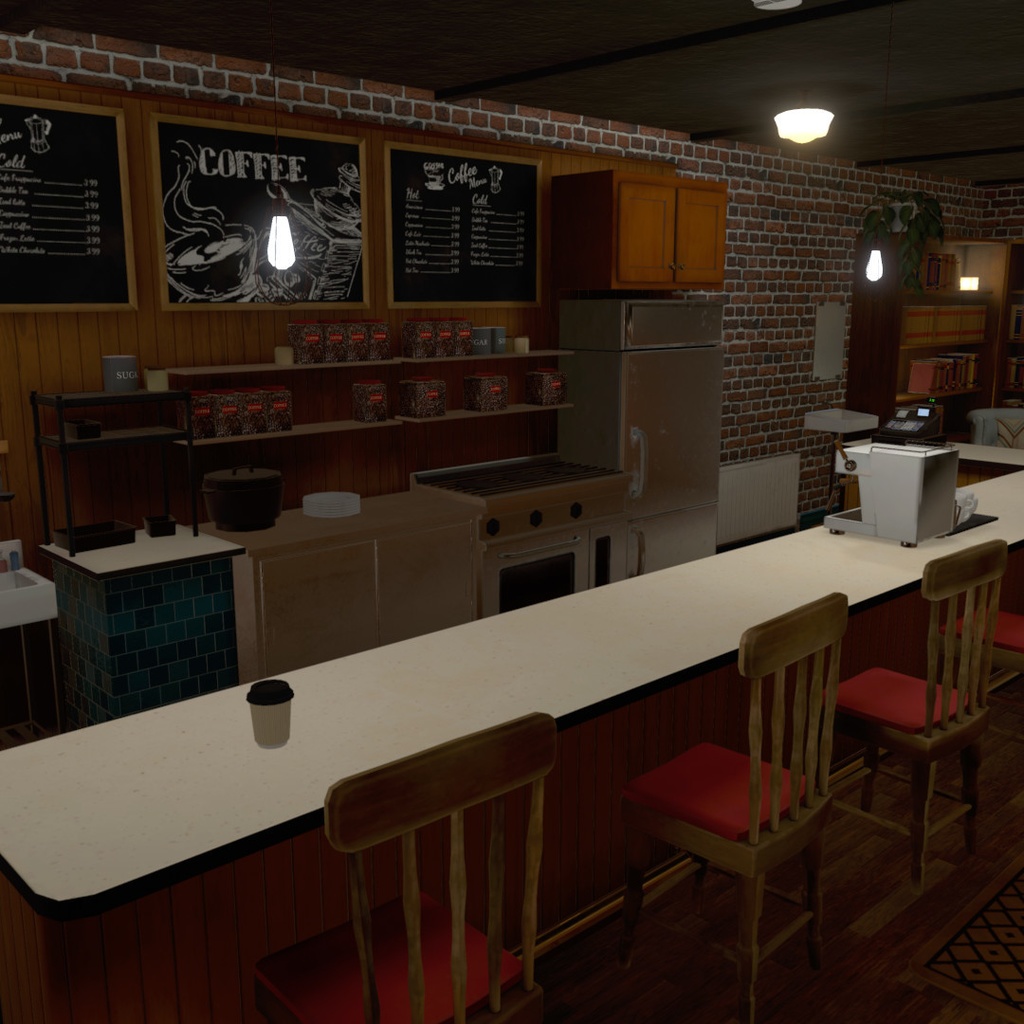 VRChat Cozy Coffee Shop