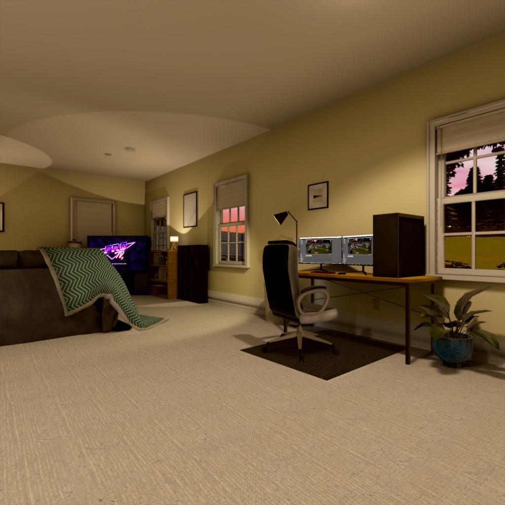 VRChat House and Home Props: Backyard Bash