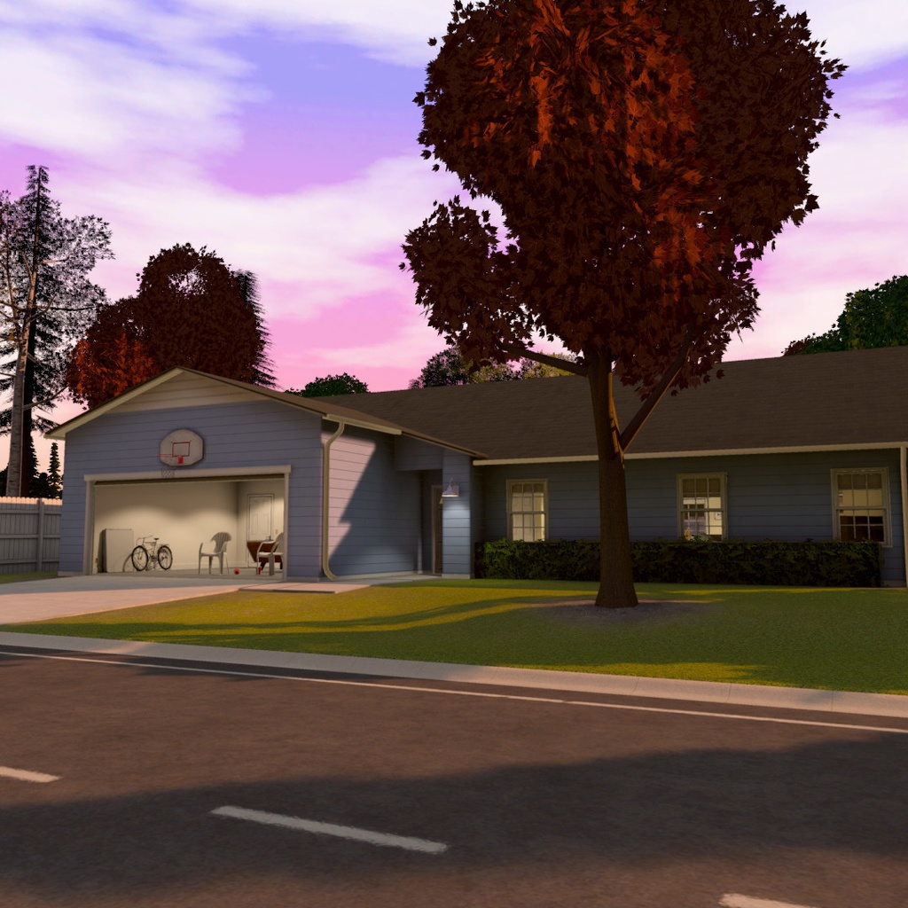 VRChat House and Home Props: Backyard Bash