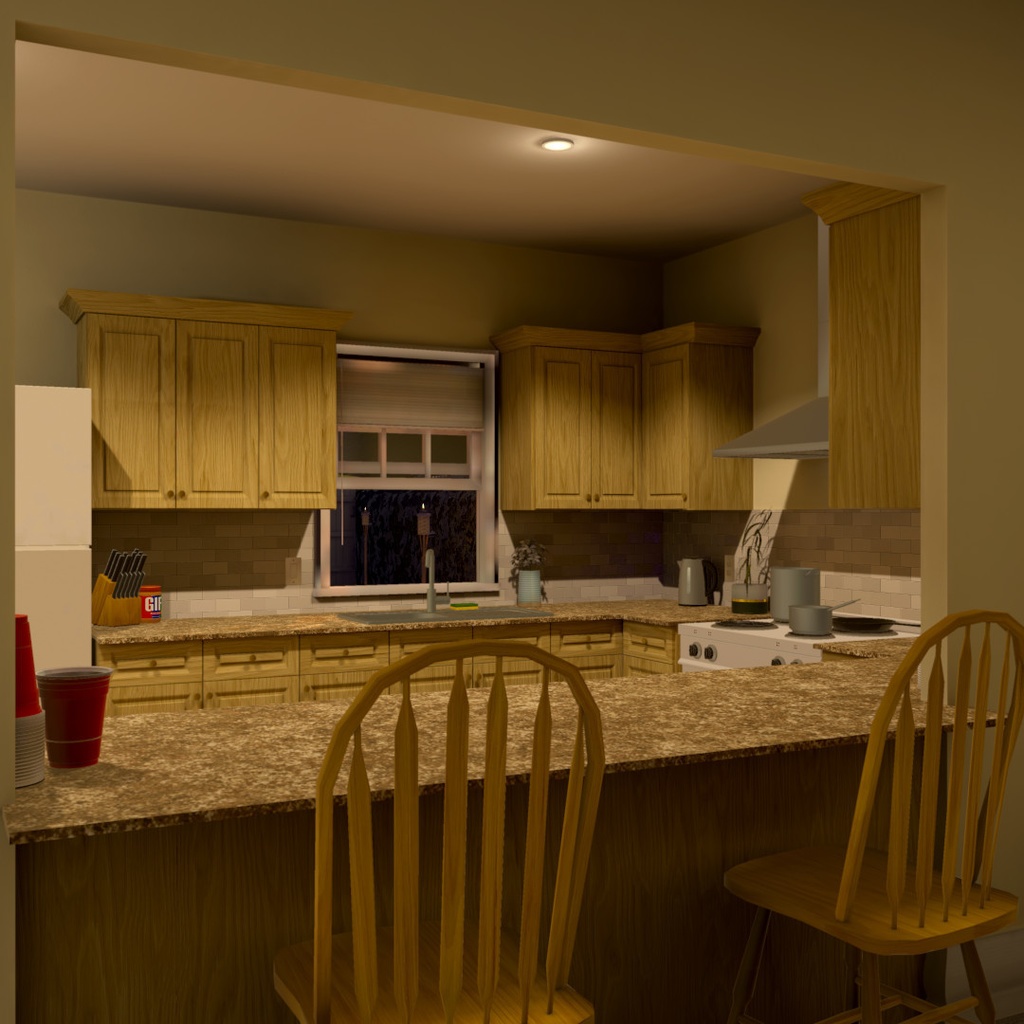 VRChat House and Home Props: Backyard Bash