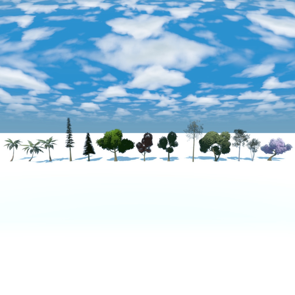 Simple Trees VRChat Worlds Tree Pack