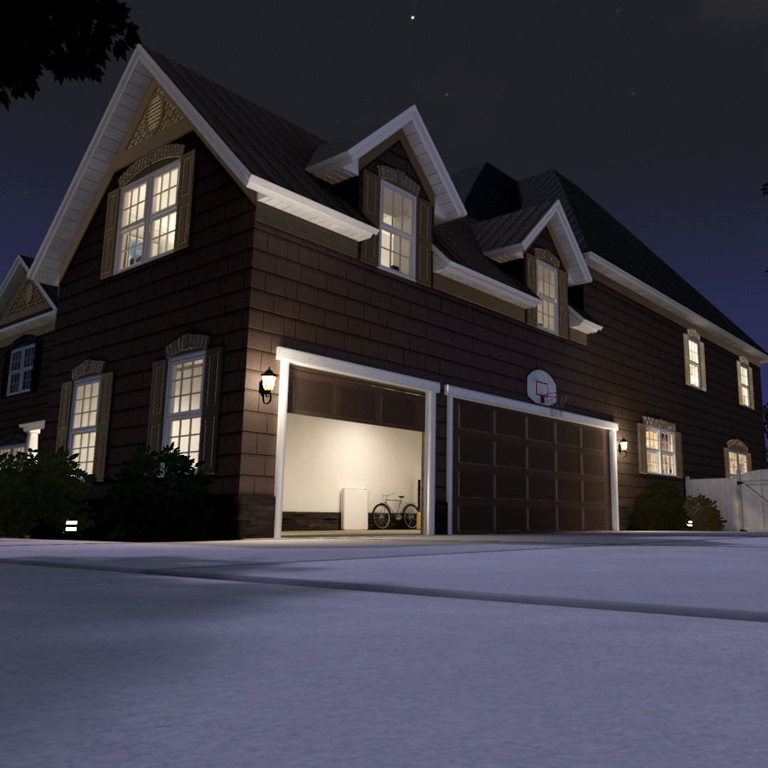 McMansion VRChat World American Suburban Home - spookyghostboo - BOOTH