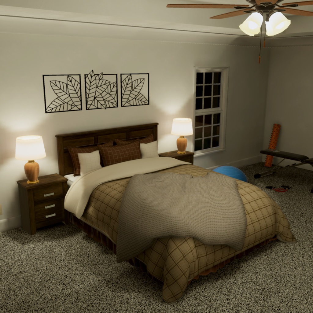 McMansion VRChat World American Suburban Home