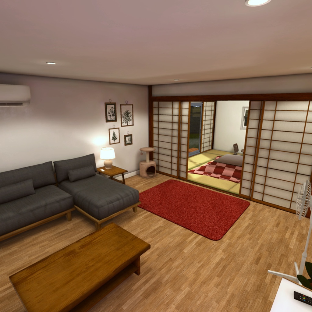 Japanese Inspired House VRChat World
