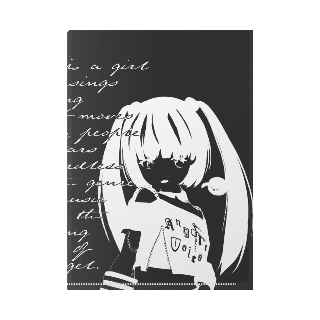 【涙音なつ】A4クリアファイル (C-1) Natsu Namine clear file folder