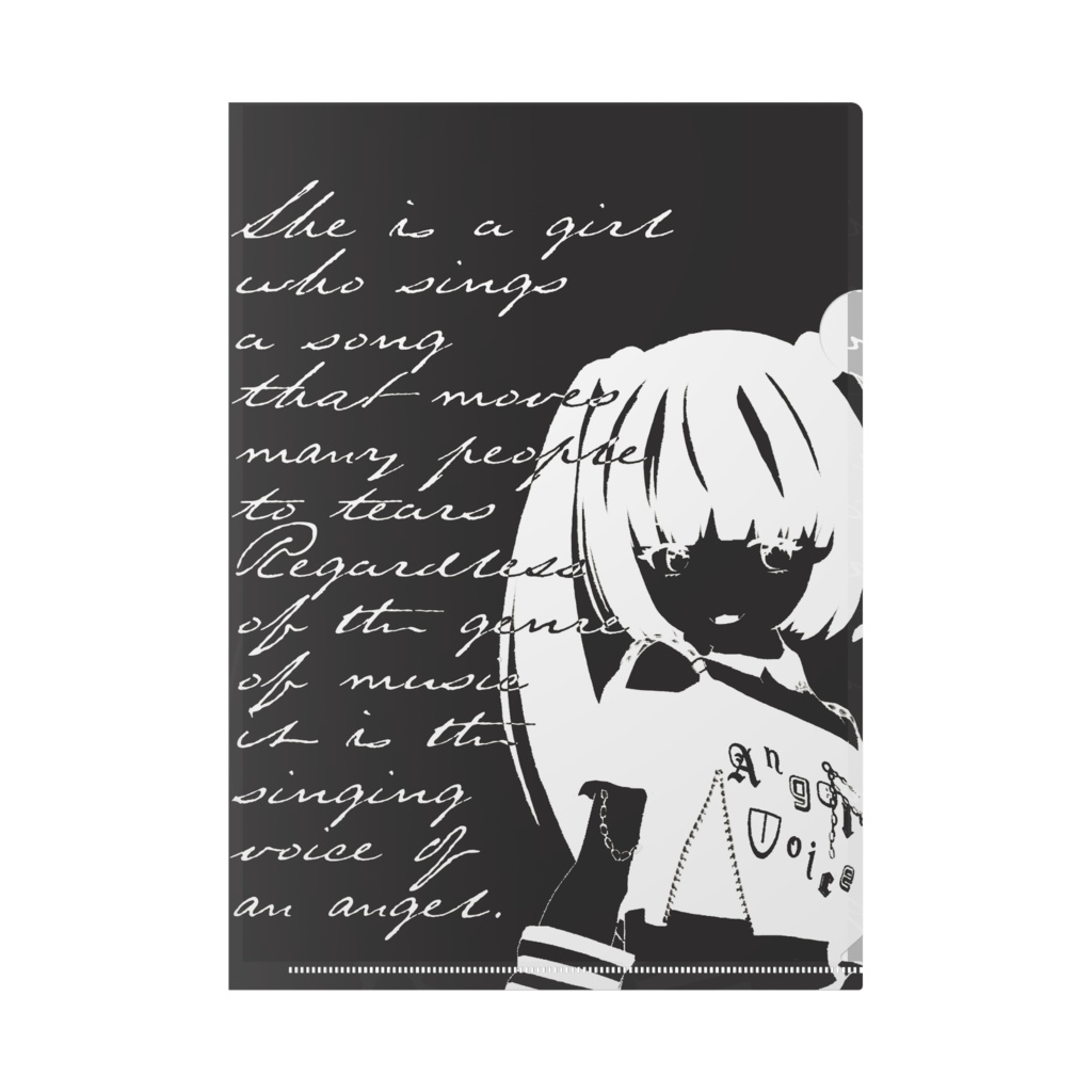 【涙音なつ】A4クリアファイル (C-1) Natsu Namine clear file folder