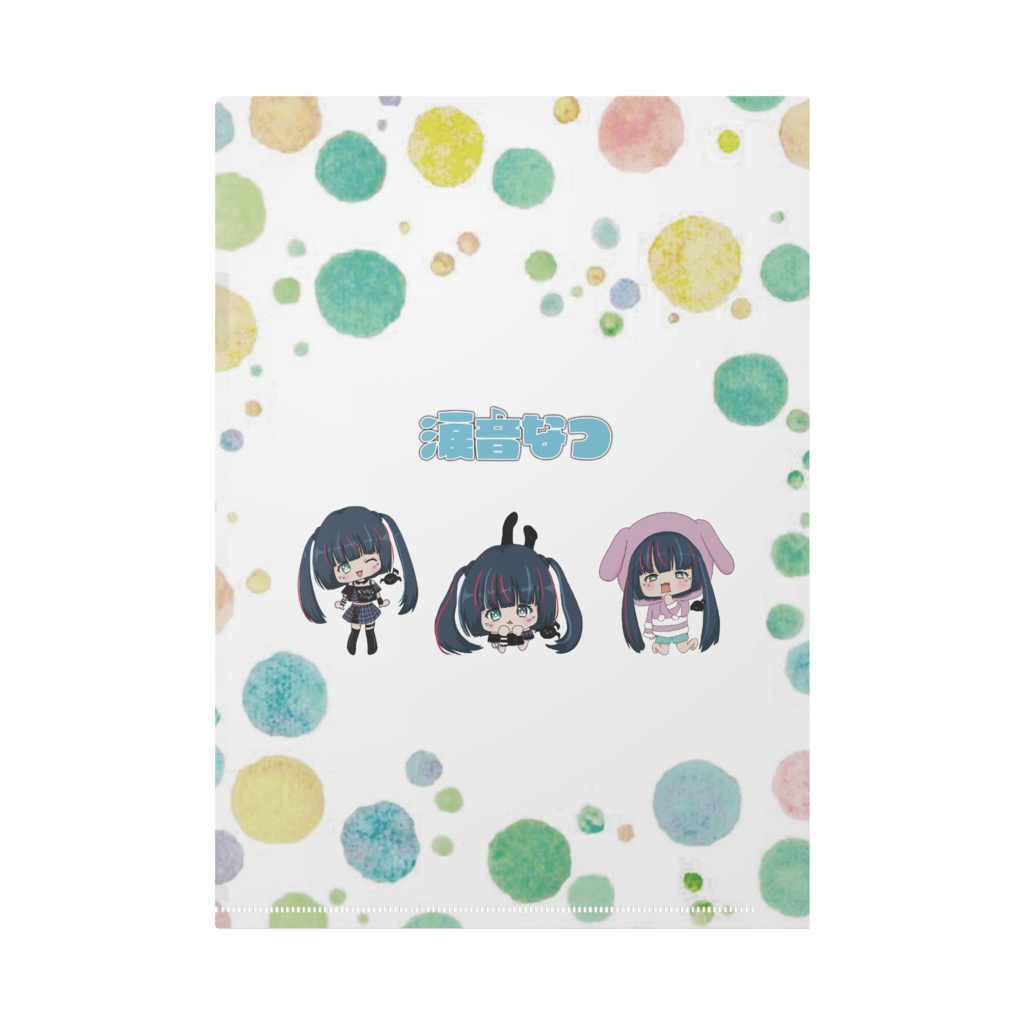 【涙音なつ】A4クリアファイル (C-2) Natsu Namine clear file folder