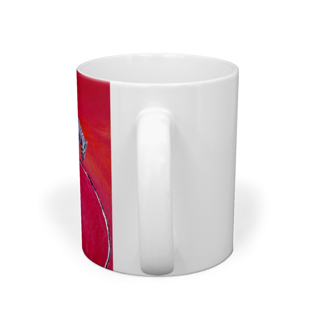 太陽とレインボージブラ マグカップ - 直径 8 cm / 高さ 9.5 cm