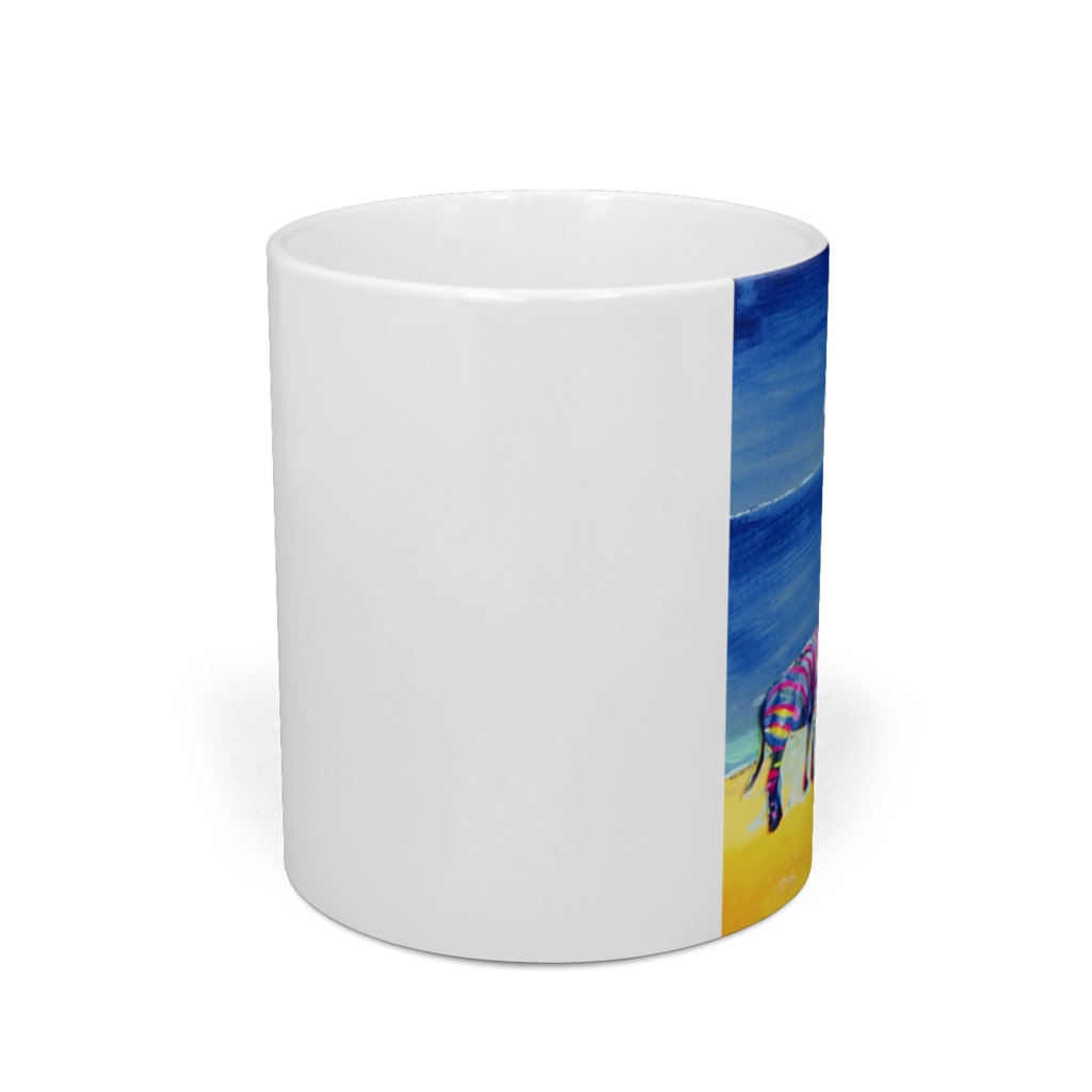 海とレインボージブラ マグカップ - 直径 8 cm / 高さ 9.5 cm