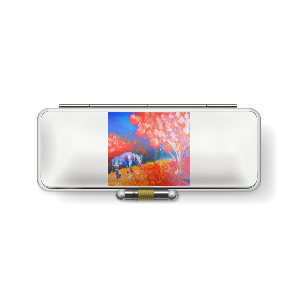 紅葉とレインボージブラ 印鑑ケースL