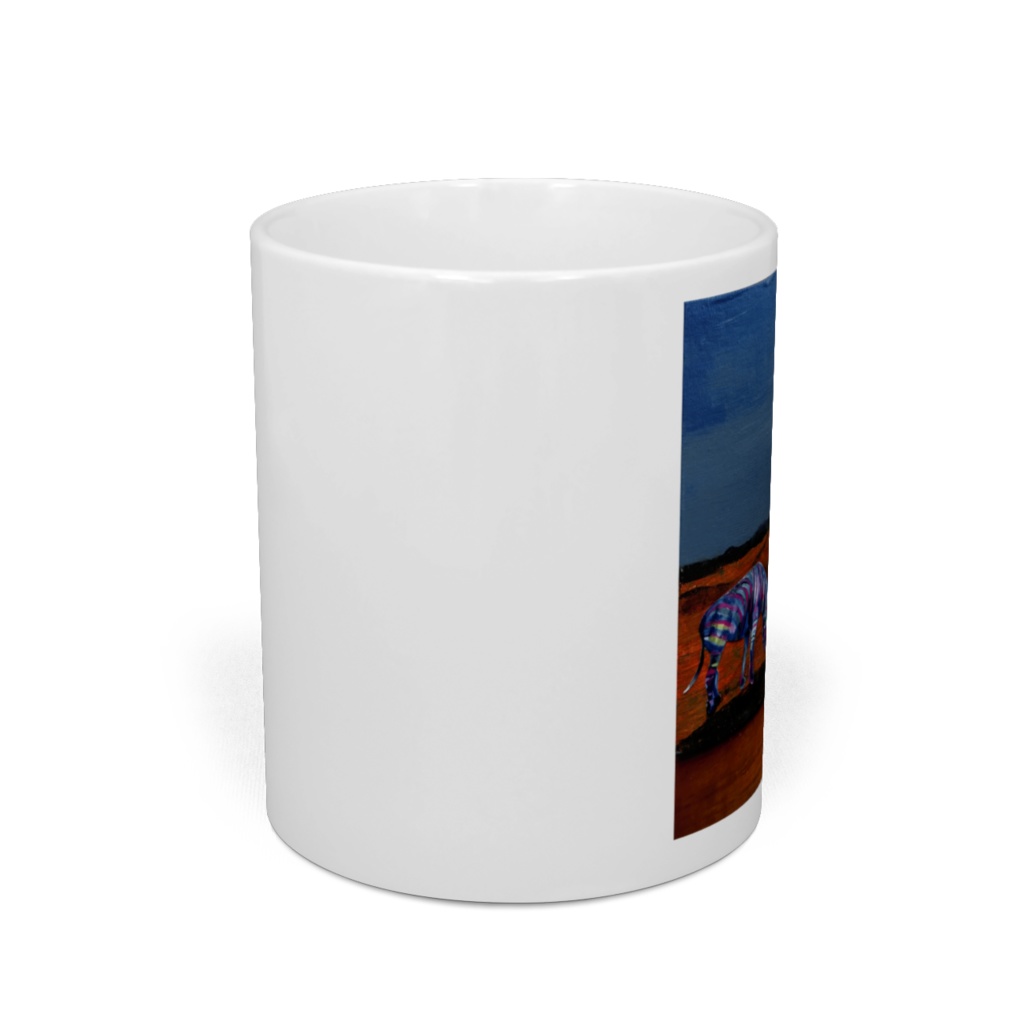 マグカップ 直径8㎝ 高さ9.5㎝ サハラ沙漠とレインボージブラ