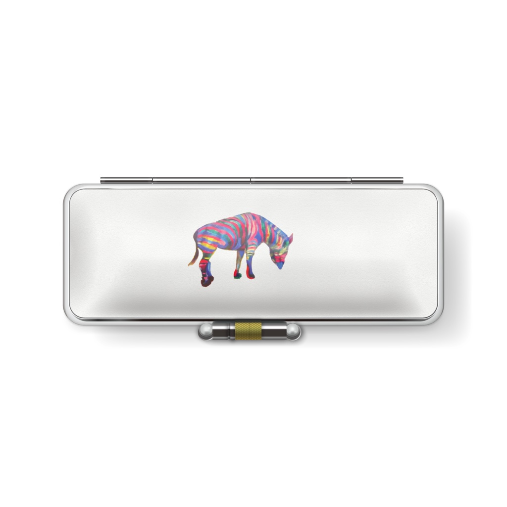 凱旋門にそびえたつレインボージブラ 印鑑ケース L