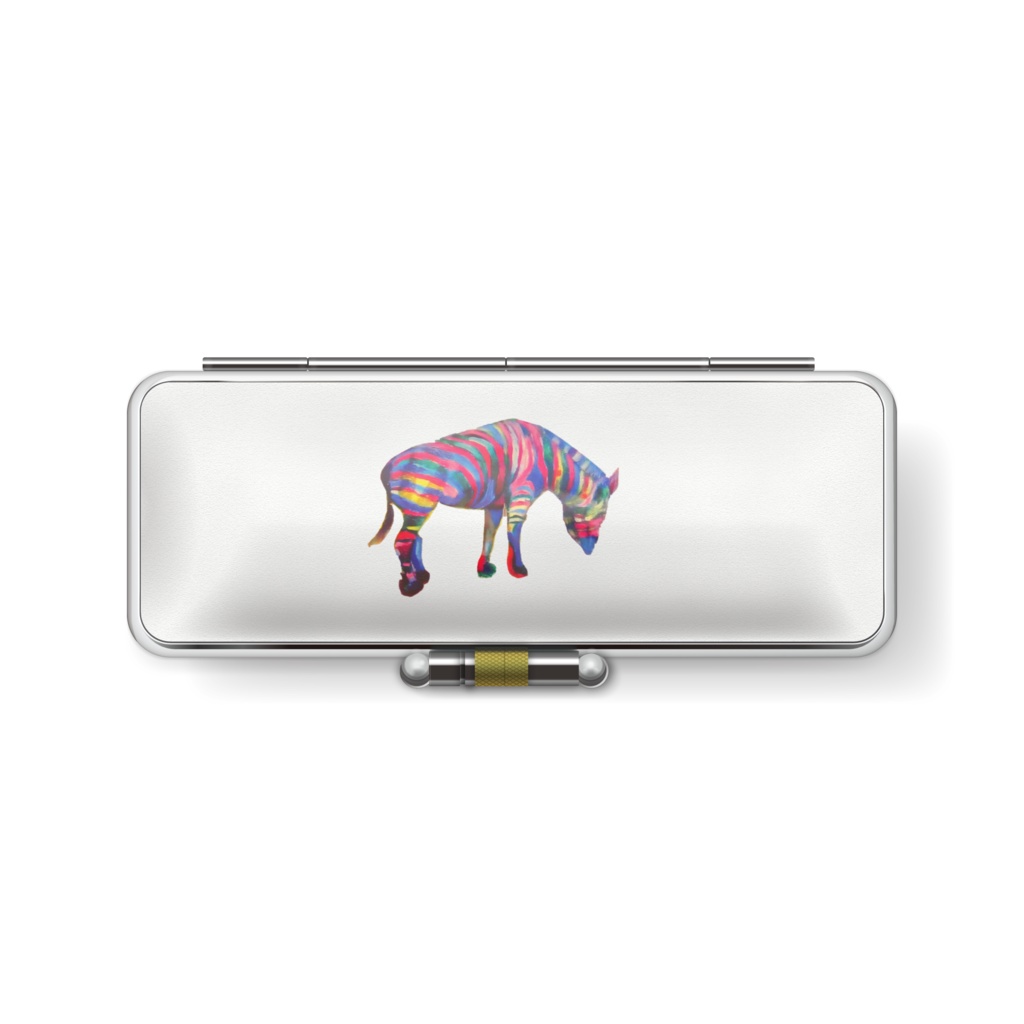 海桜とレインボージブラ 印鑑ケース L