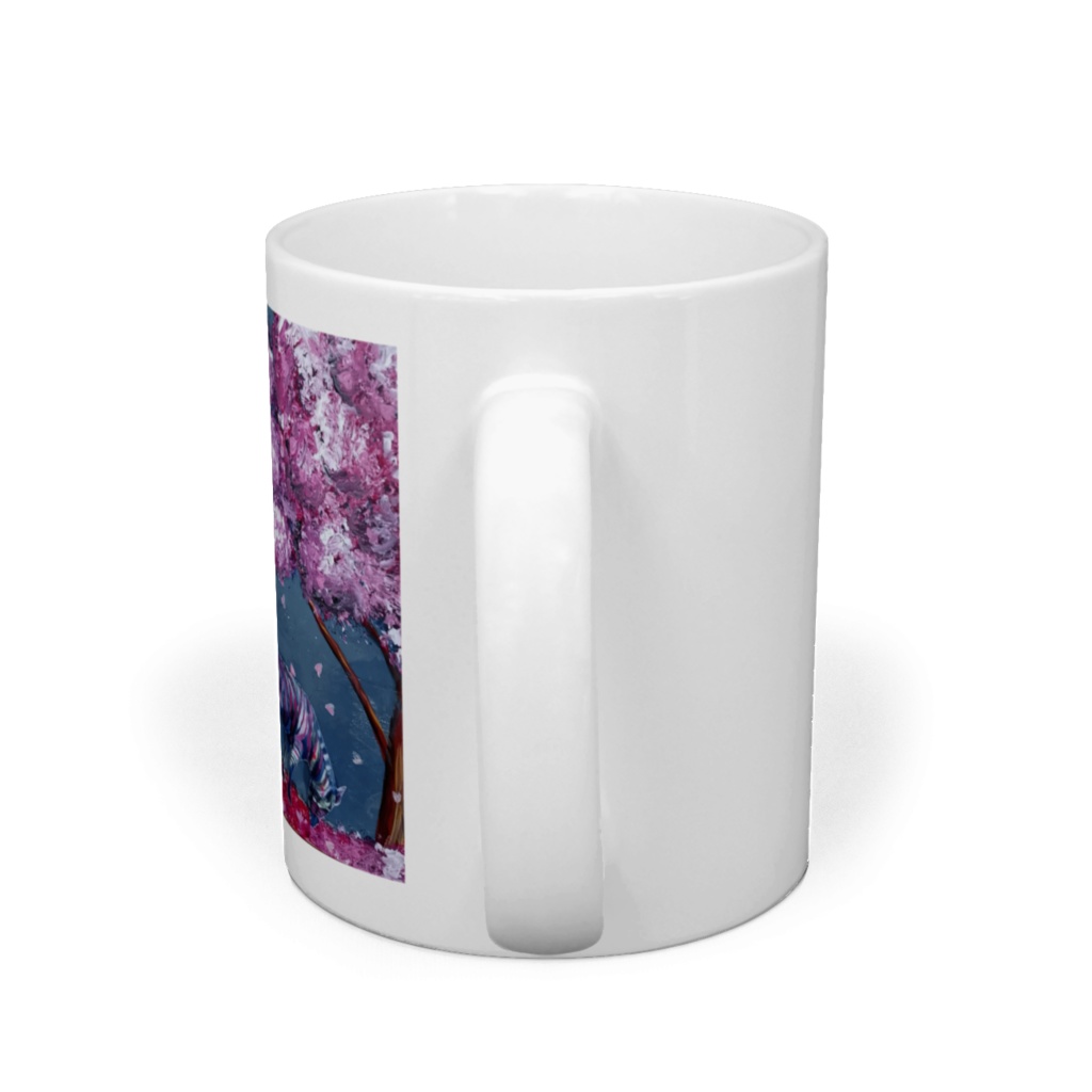 海桜とレインボージブラ マグカップ 直径8㎝ 高さ9.5㎝