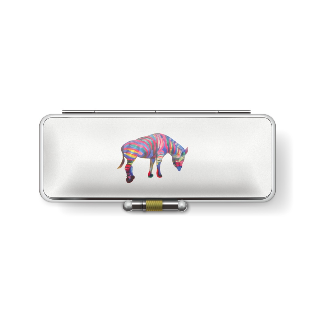 オランダの風車とレインボージブラ 印鑑ケース L