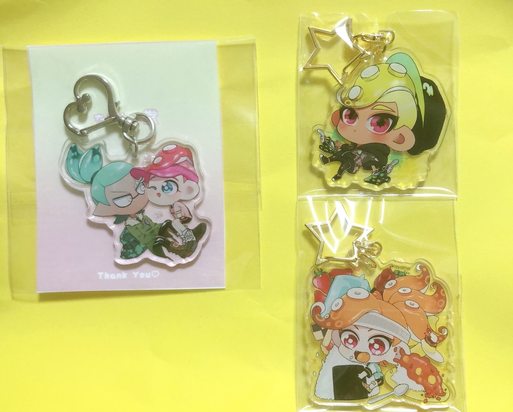 イカタコアクリルキーホルダー