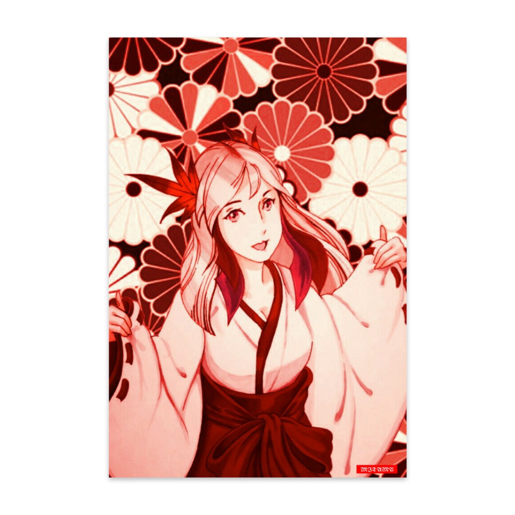 天照大御神　タイプ３　菊　ポストカード