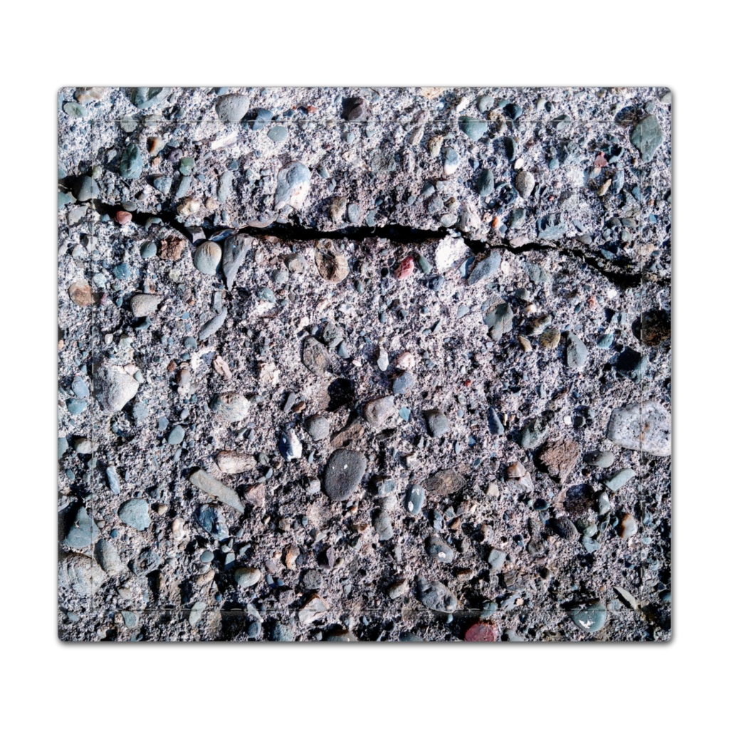 岩の捺印マット - 105 x 95 (mm)