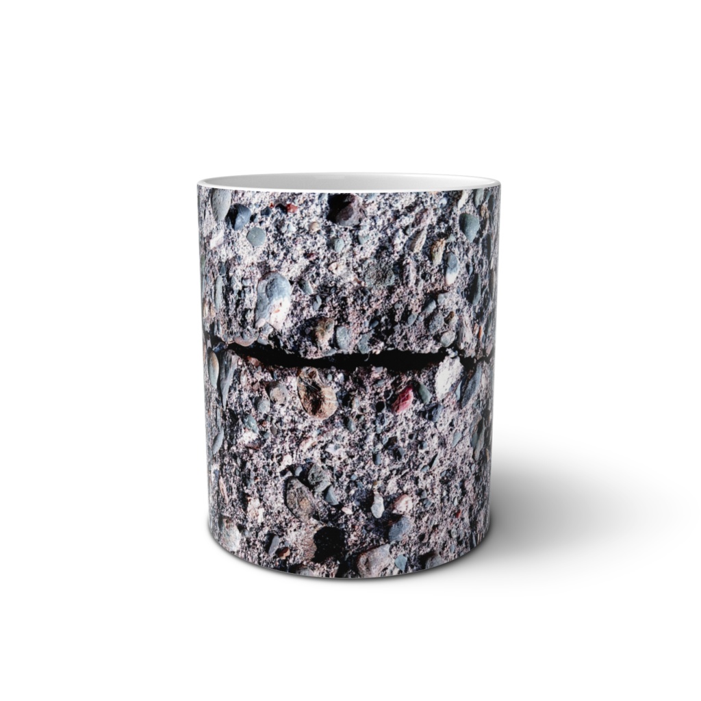 岩のマグカップ - 直径 8 cm / 高さ 9.5 cm