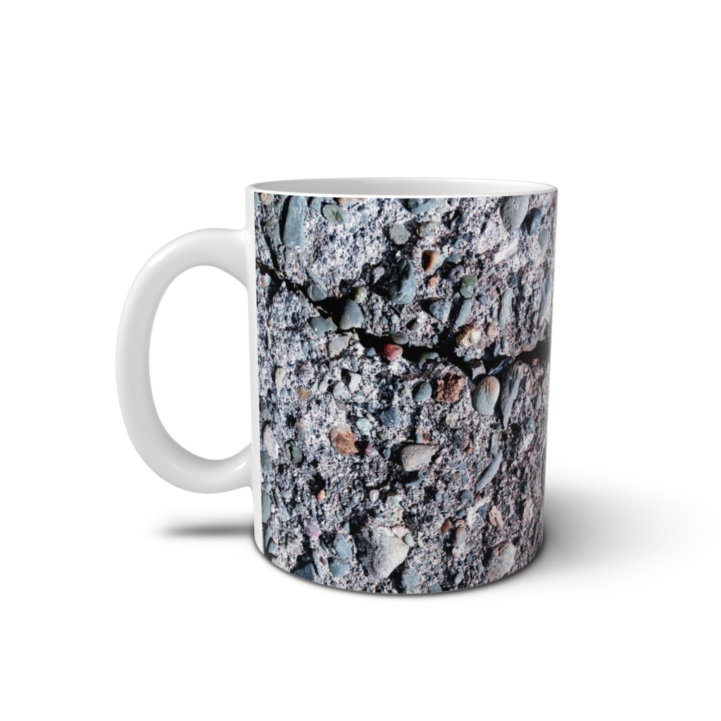 岩のマグカップ - 直径 8 cm / 高さ 9.5 cm