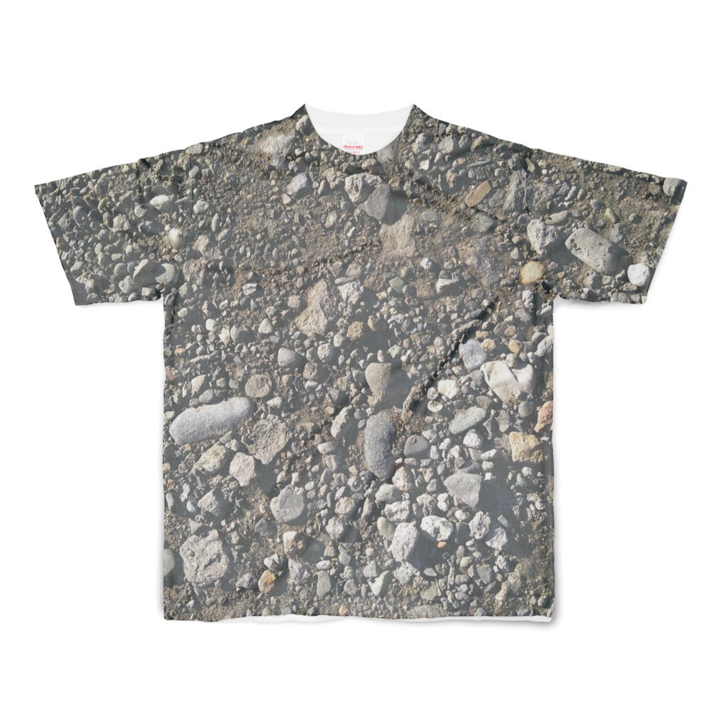 砂利道フルグラフィックTシャツ
