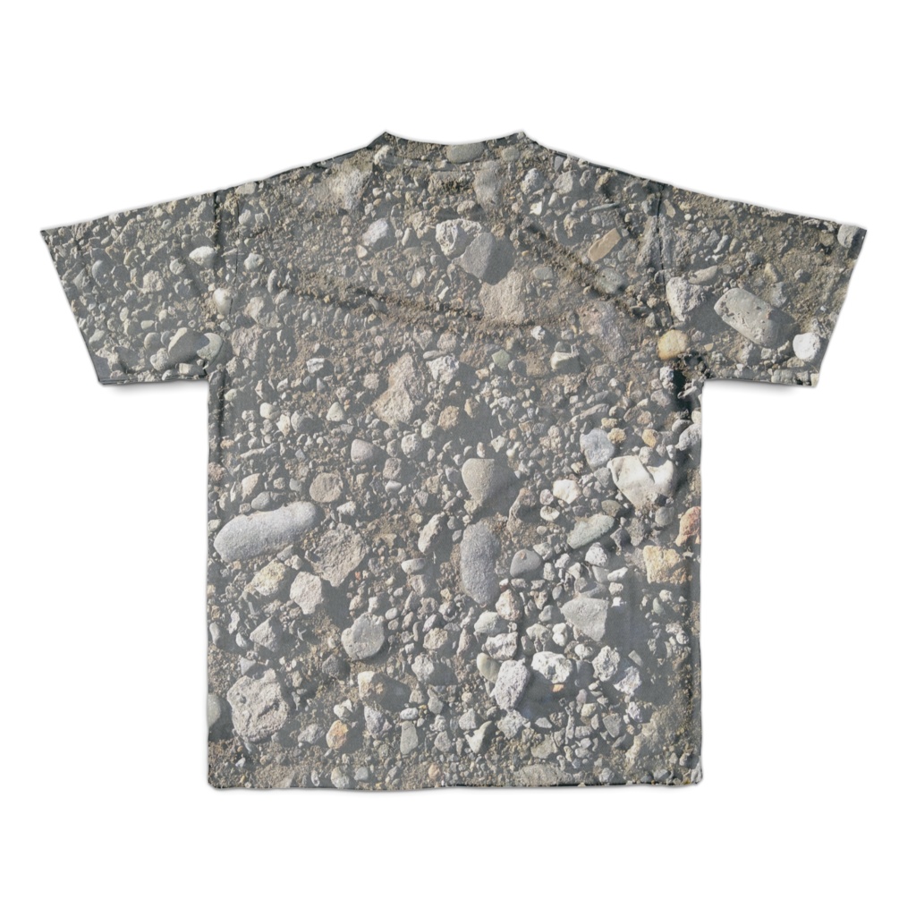 砂利道フルグラフィックTシャツ