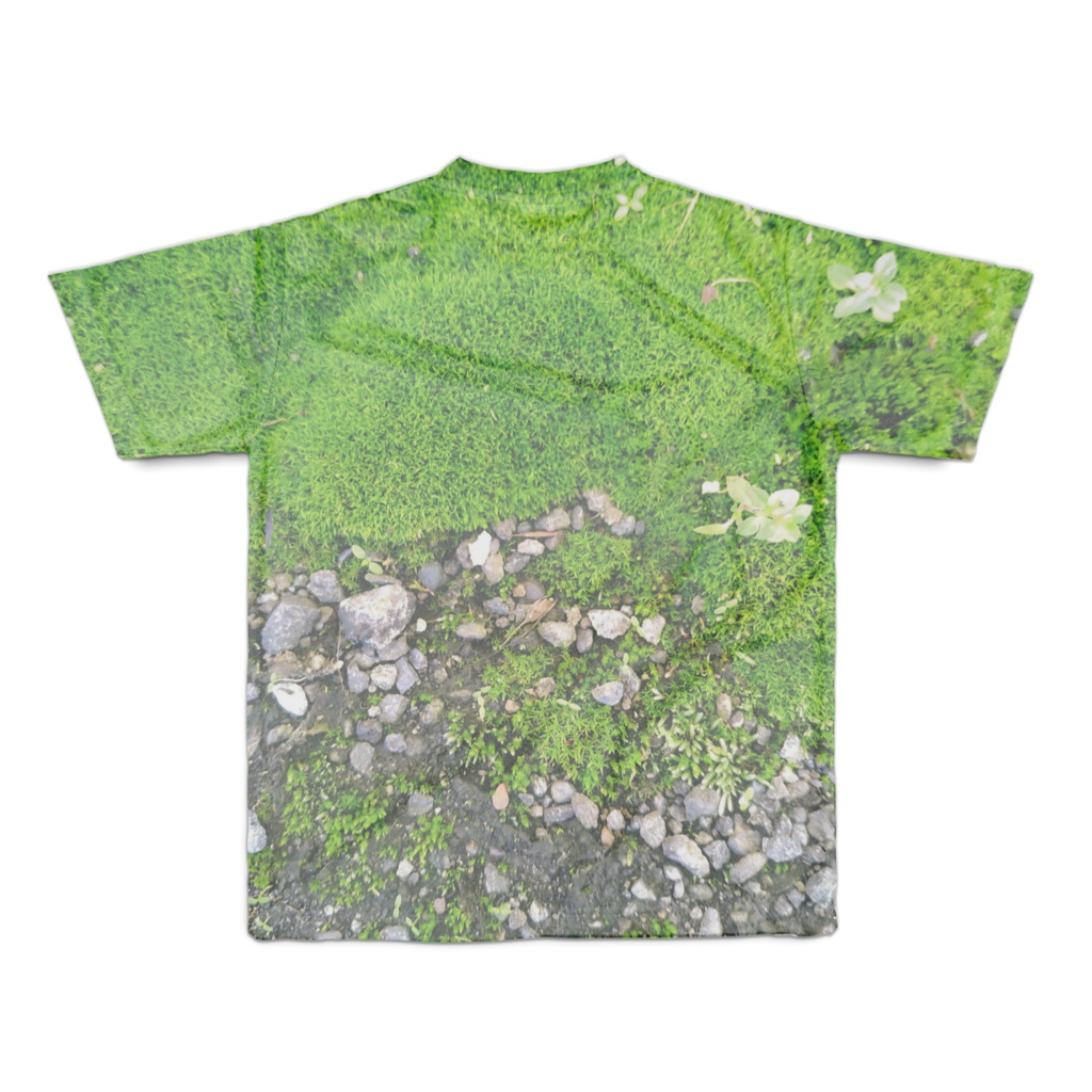 苔のフルグラフィックTシャツ