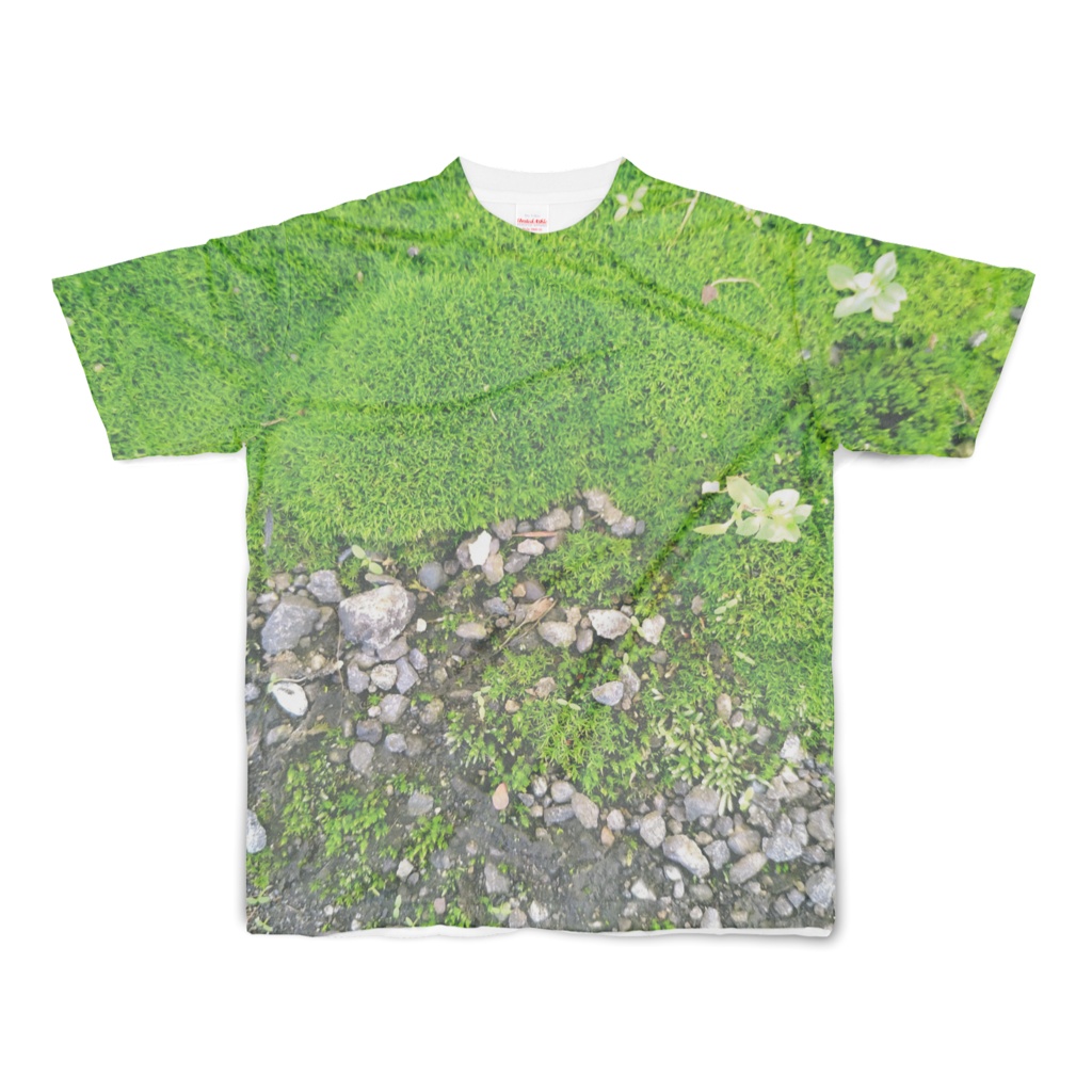 苔のフルグラフィックTシャツ
