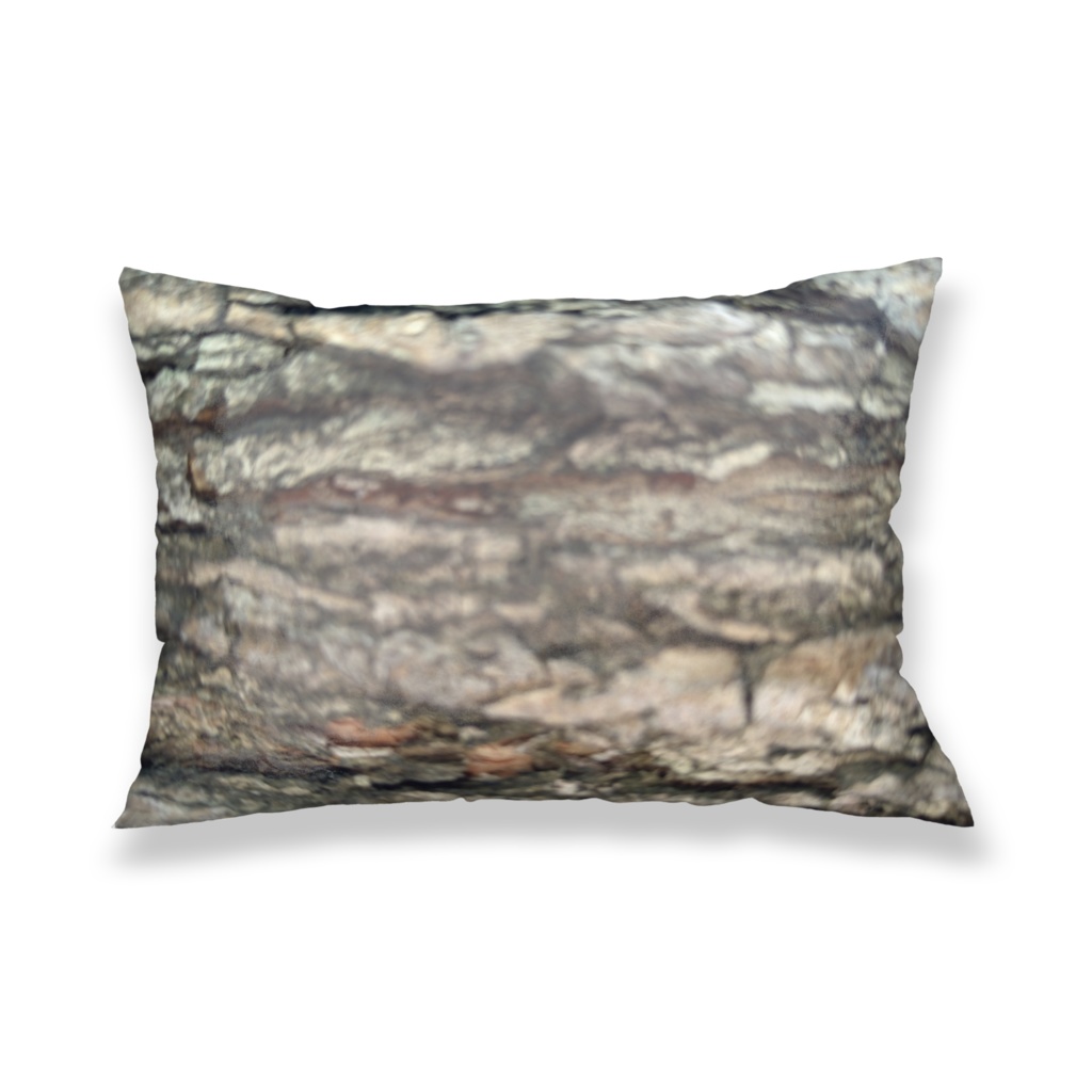 木皮枕カバー - 43x63cm - 両面