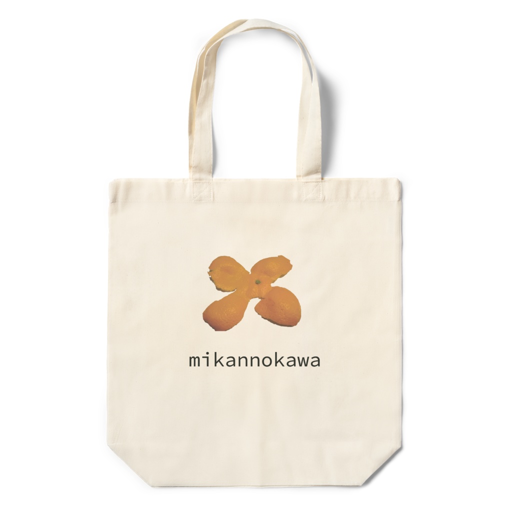 ミカンの皮トートバッグ