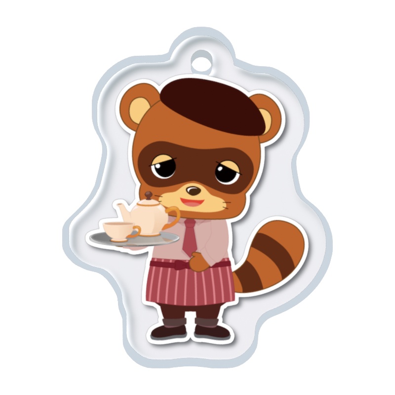 めじるしチャーム カフェ-たぬき-