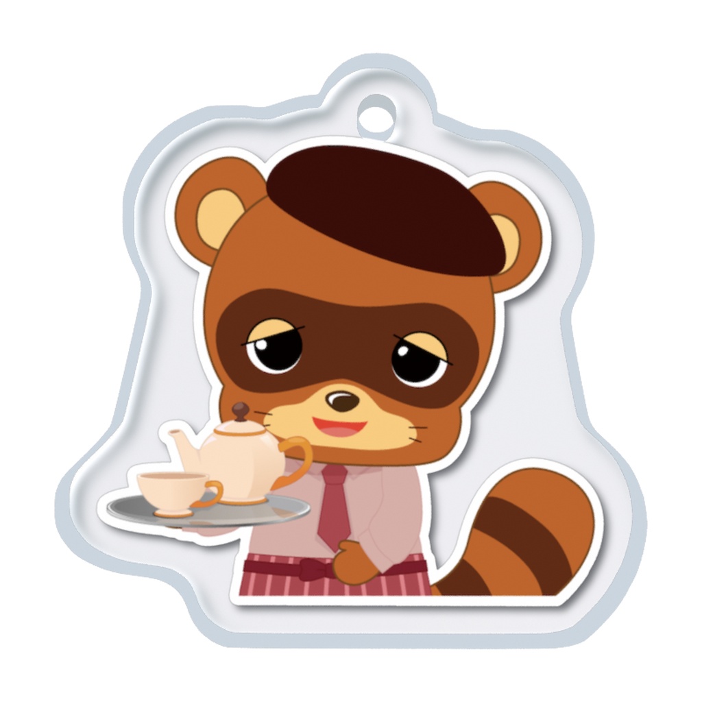 めじるしチャーム カフェ-たぬき-