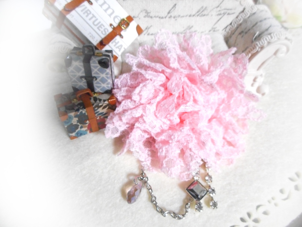 コサージュ・桃