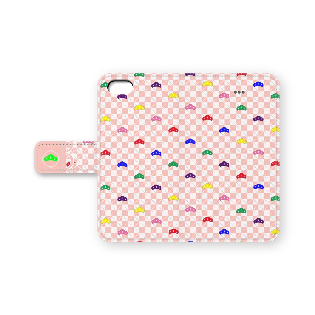 【おそ松さん】手帳型iPhoneケース1・ピンク