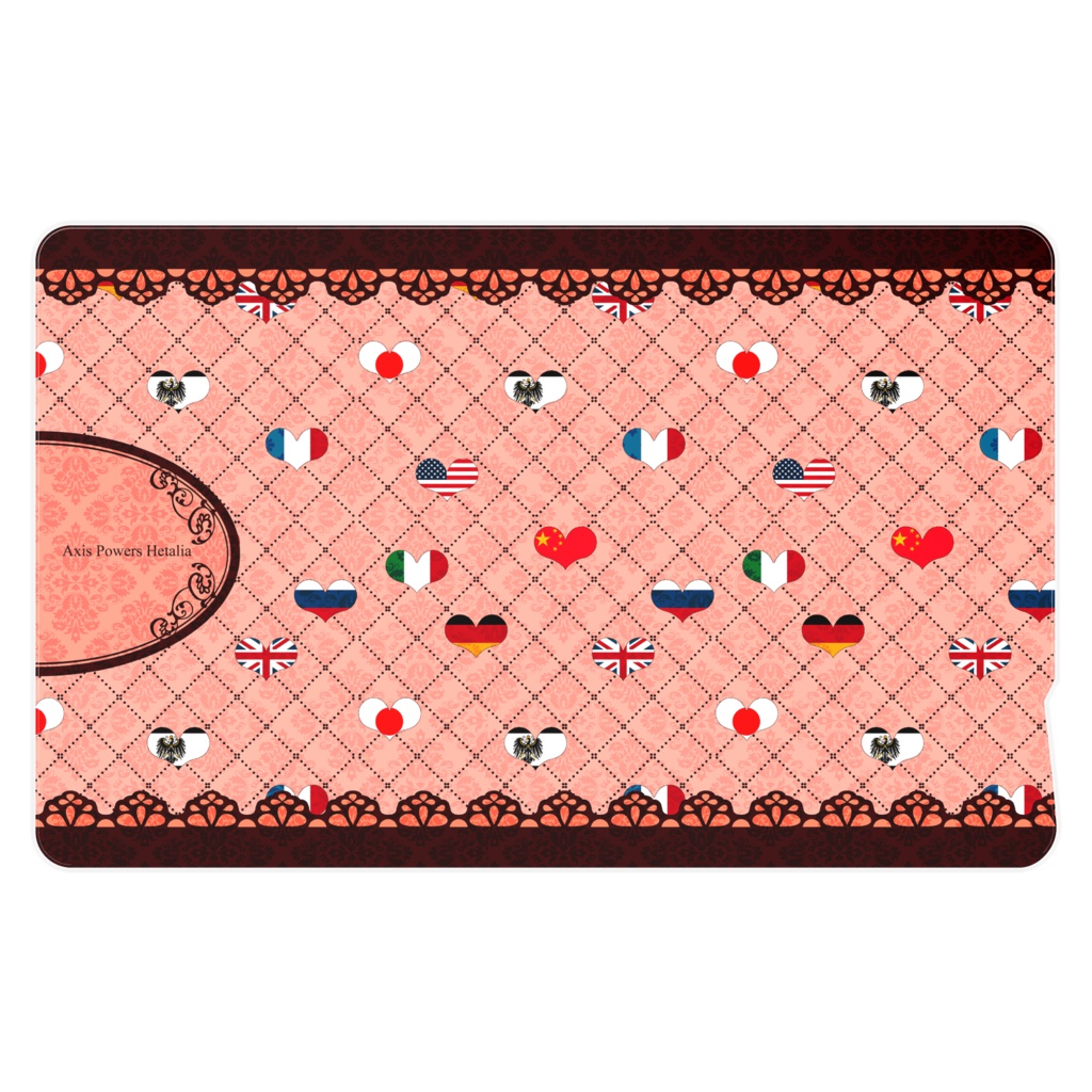 【ヘタリア】ICカードステッカーすうれん・ピンク