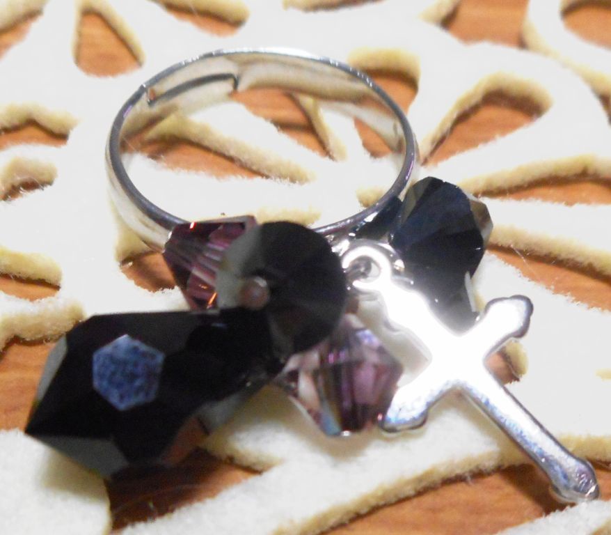 十字架＆黒リング