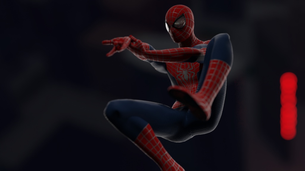 The Amazing Spiderman 2 Movie suit VRC Model Unity Package