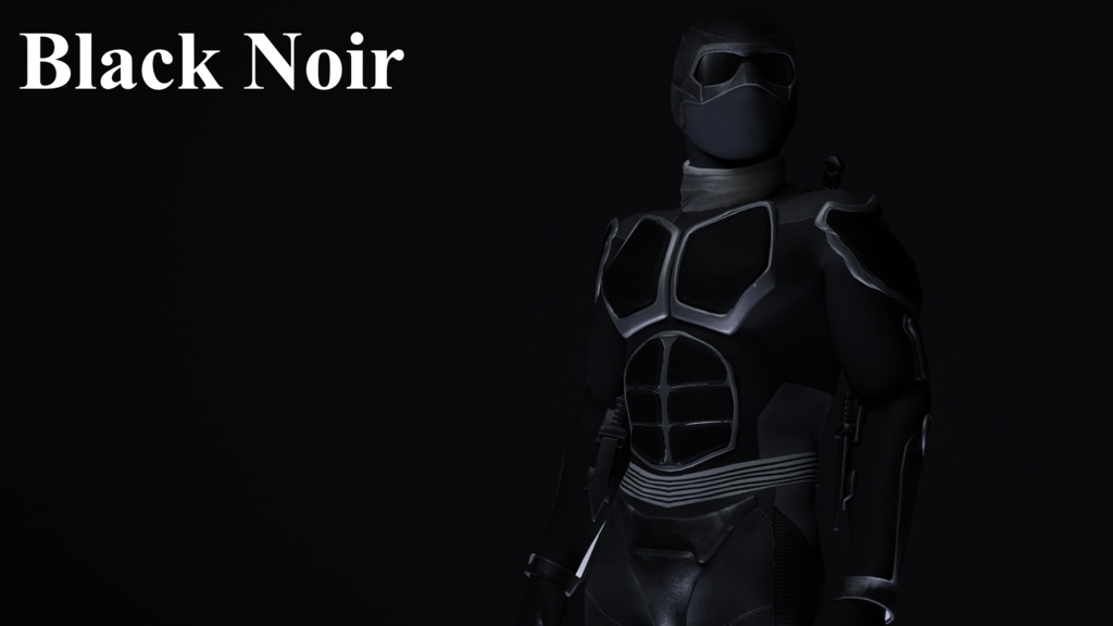 Black Noir [The Boys] VRChat Model Unity Package
