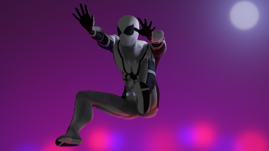Future Foundation Spider-Man 3D FBX model (FBX Model and textures) **NOT A UNITY FILE**