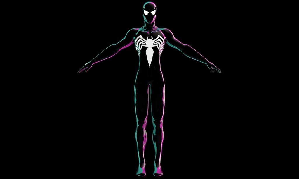 Comic Book Symbiote Spider-man VRC Model Unity Package