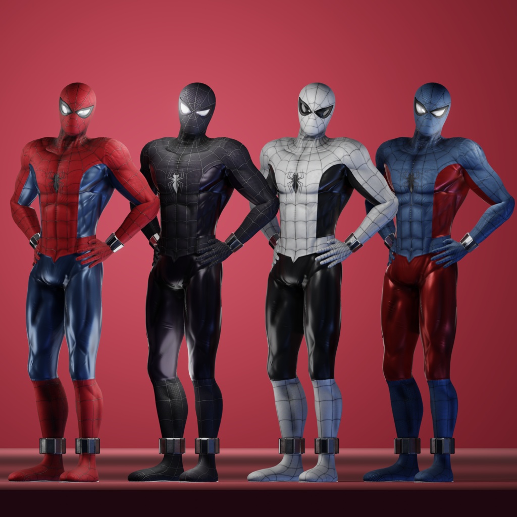 Kelly, Michael's Spider-Man VRChat 3D Model + Unity package