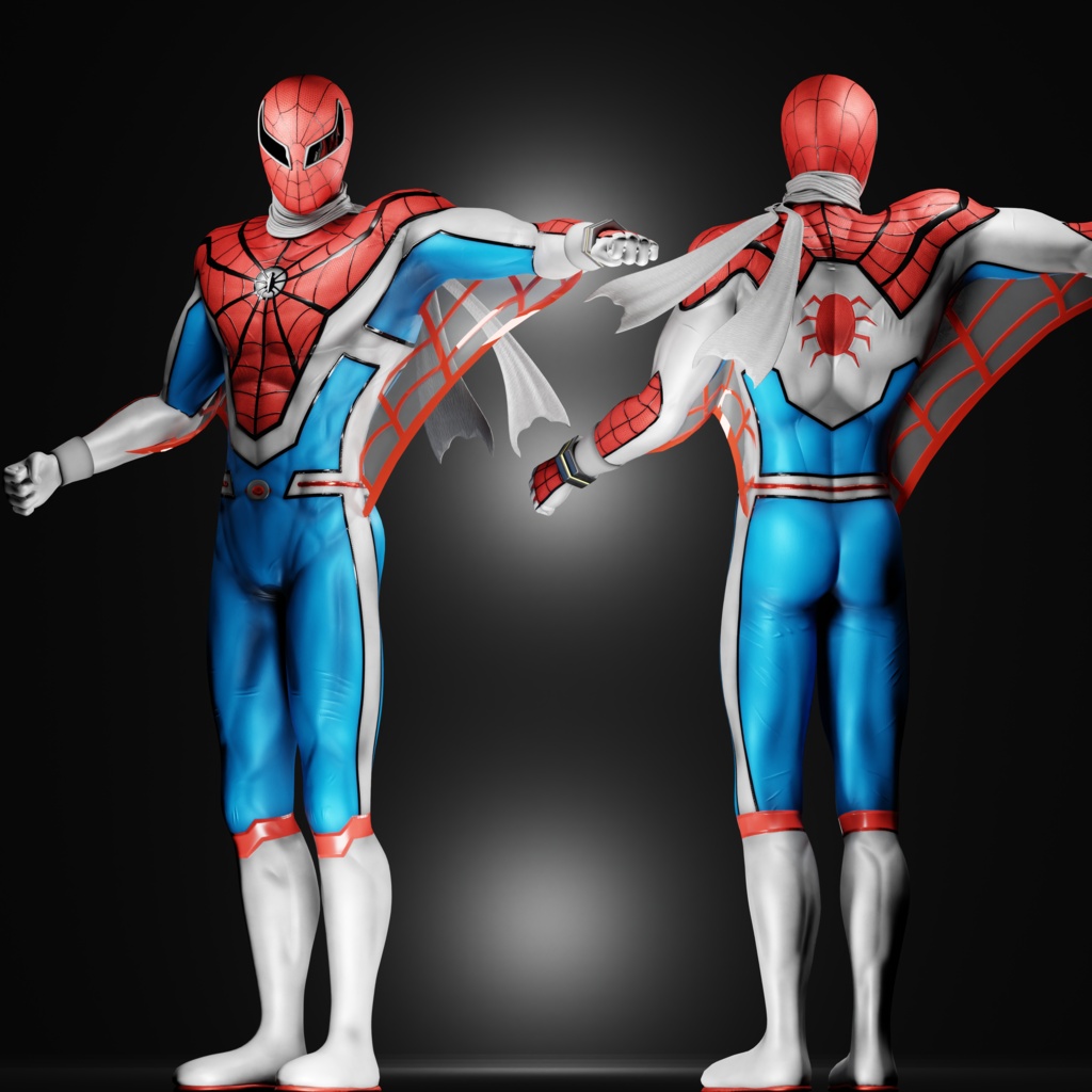 Supaidaman (Venom Verse) VRChat 3D Model + Unity package